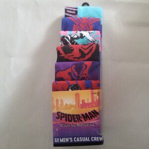 Marvel Spider-man Across The Spider-verse 6 pack socks